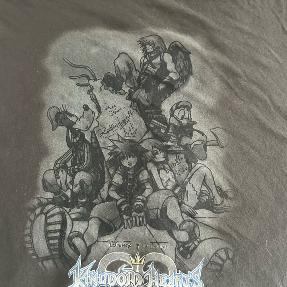 Disney Black Logo Tee Kingdom Hearts, “Birth by Sleep”
